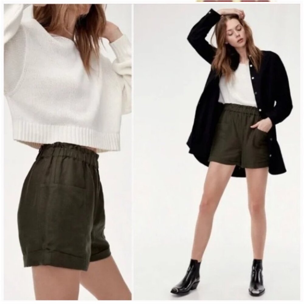 Wilfred Free Aritzia Harulia Shorts in Black